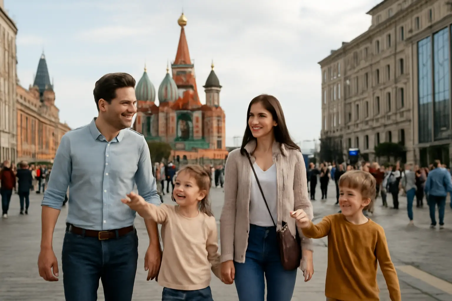С детьми в центре Москвы: куда сходить пешком и в непогоду